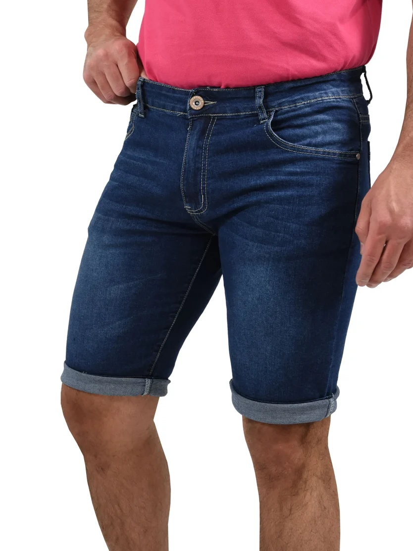 Jean bermuda shorts slim fit