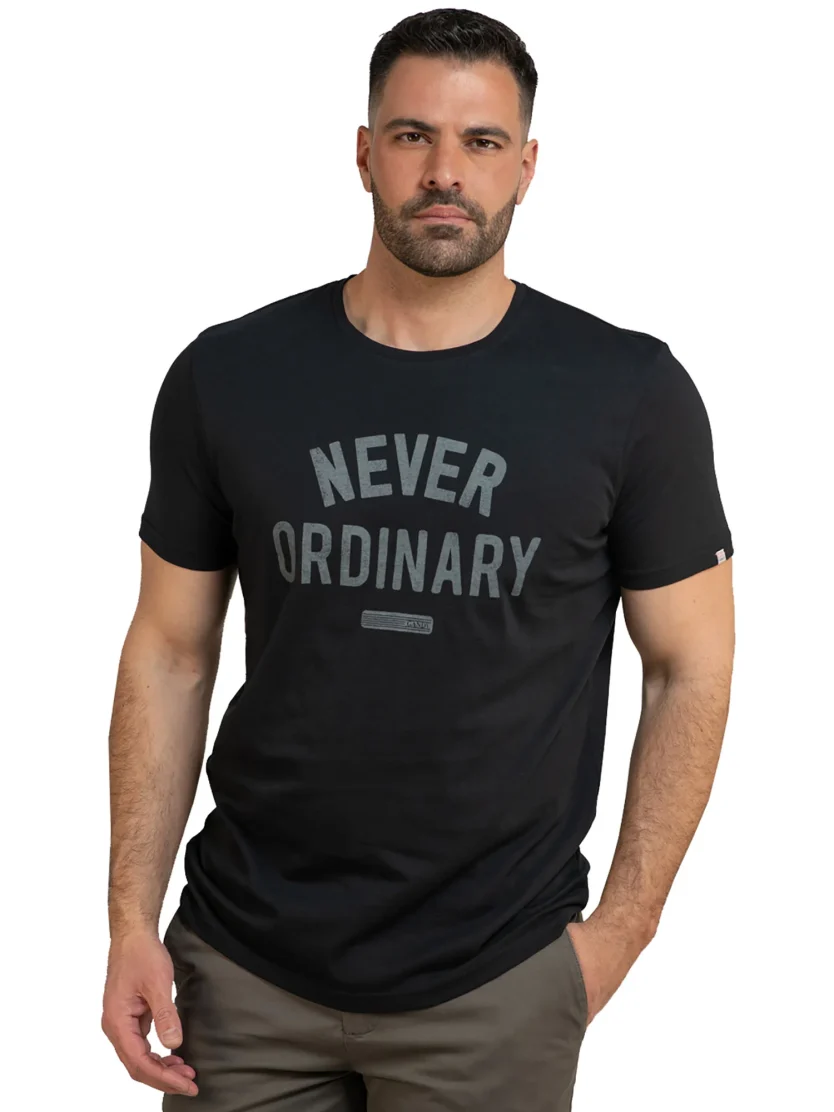 T-shirt με λογότυπο NEVER ORDINARY