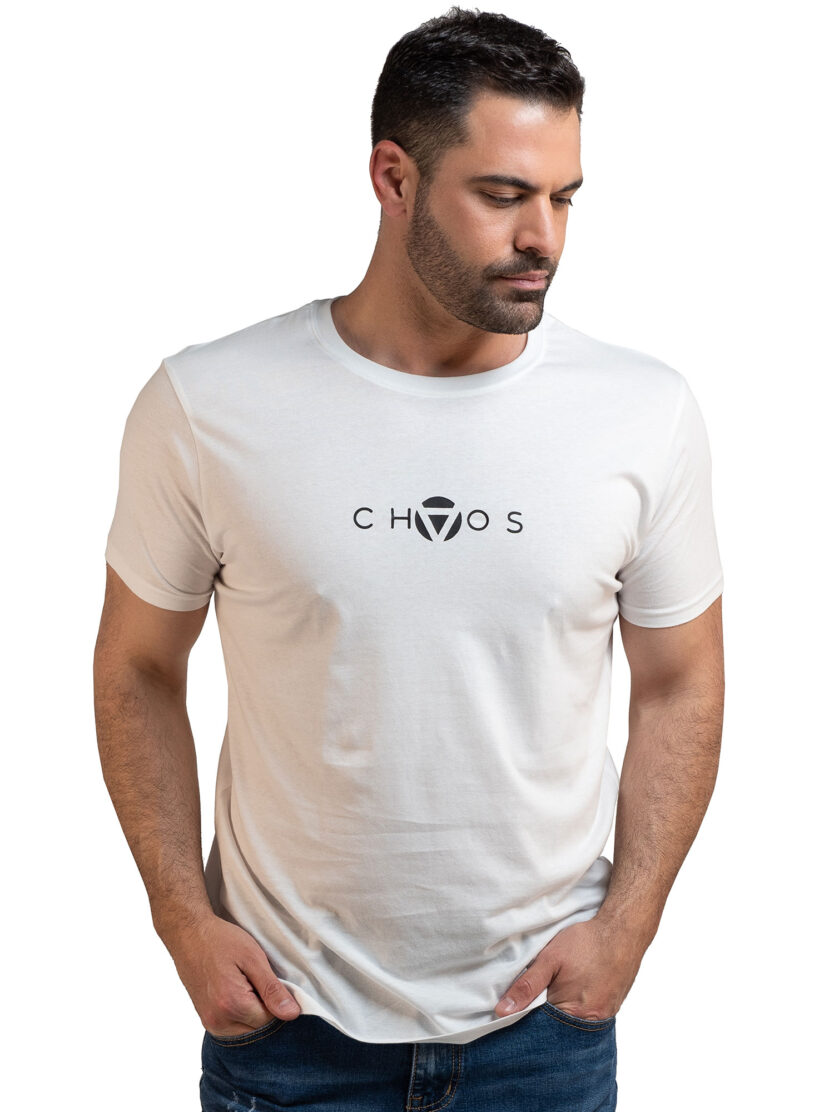 T-shirt με λογότυπο CHAOS