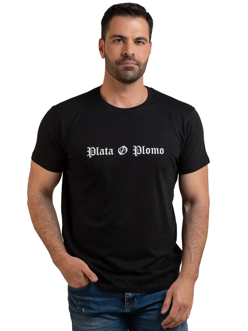 T-shirt με λογότυπο PLATA O PLOMO