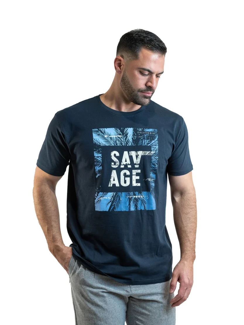 T-shirt με λογότυπο SAV AGE