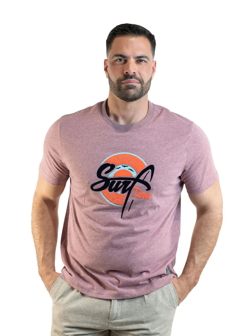 T-shirt με λογότυπο SURF TIME