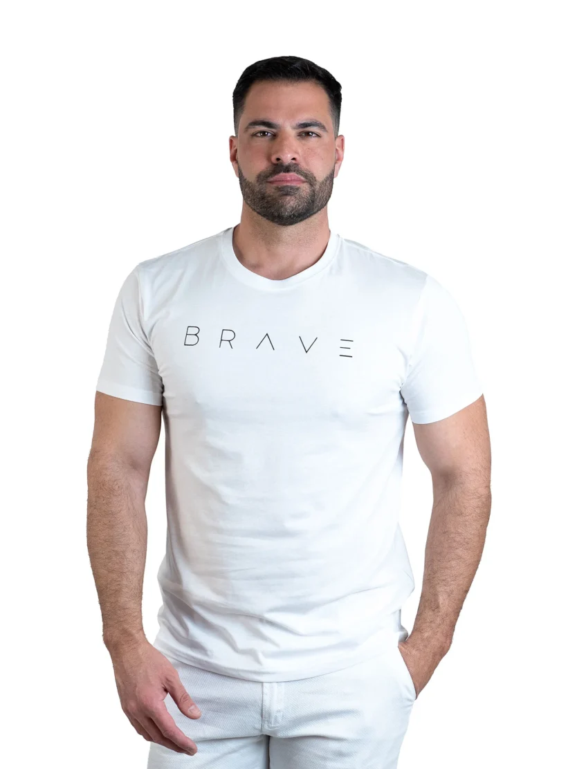 T-shirt με λογότυπο BRAVE